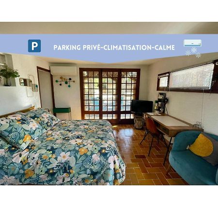 Studio Meyreuil-Terrasse-Au Calme En Campagne-Clim מראה חיצוני תמונה